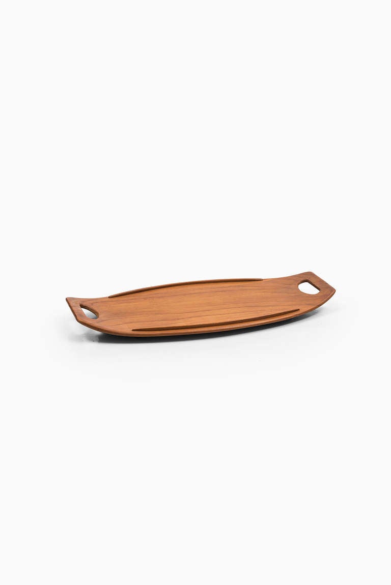 Mid-20th Century Jens Quistgaard Serving Tray in Teak Produced by Dansk