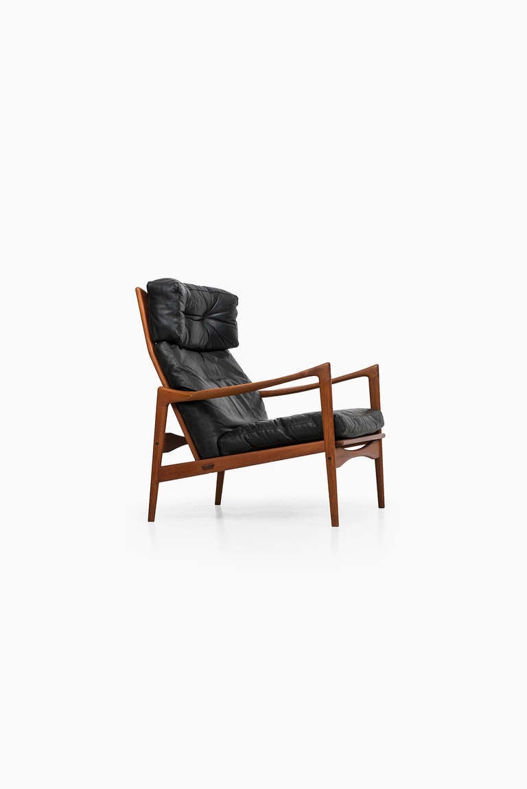 Teak Ib Kofod-Larsen easy chairs model Örenäs produced by OPE in Sweden