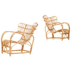 Viggo Boesen Easy Chairs by E.V.A. Nissen & Co in Denmark
