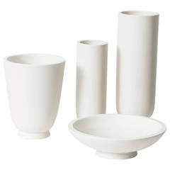 Wilhelm Kåge Stoneware Vases by Gustavsberg in Sweden 12