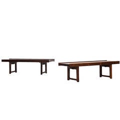 Torbjørn Afdal Side Tables Model Krobo by Mellemstrands Møbelfabrik in Norway Torbjørn Afdal Side Tables Model Krobo by Mellemstrands Møbelfabrik in Norway