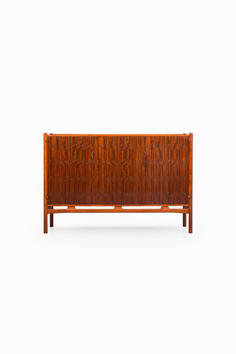 David Rosén Cabinet in Mahogany by Nordiska Kompaniet in Sweden