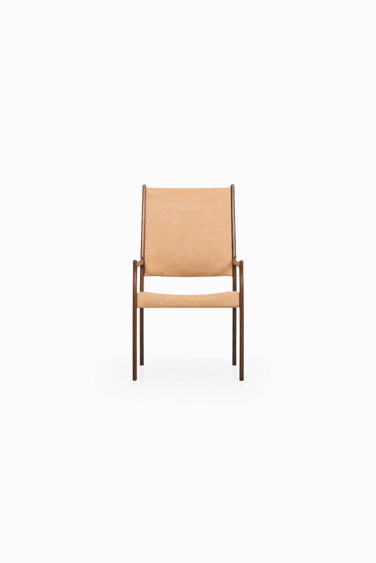 Mid-20th Century Johannes Andersen Dining Chairs In Rosewood by Mogens Kold in Denmark