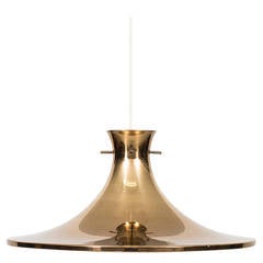 Hans-Agne Jakobsson Ceiling Lamp in Brass