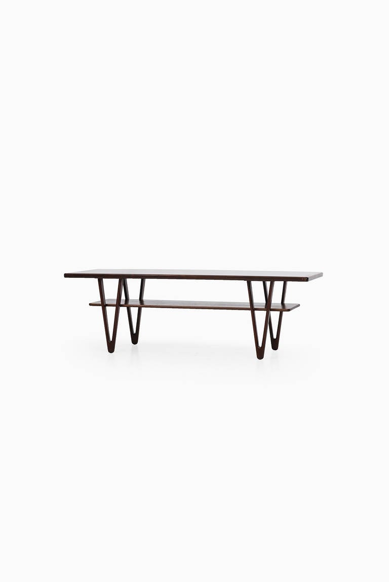 Danish Nanna Ditzel Coffee Table in Rosewood by Poul Kolds Savværk
