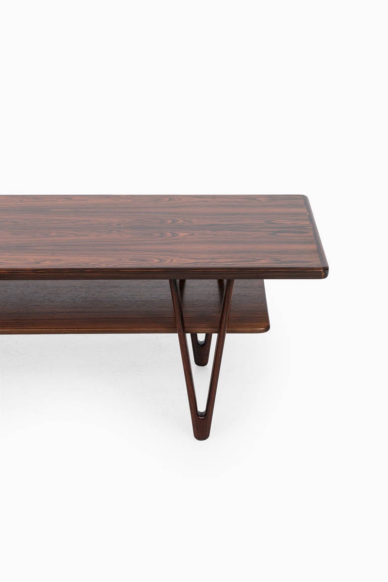 Mid-20th Century Nanna Ditzel Coffee Table in Rosewood by Poul Kolds Savværk
