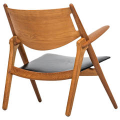 Hans Wegner Easy Chair, Model CH-28, Produced by Carl Hansen & Søn in Denmark 3