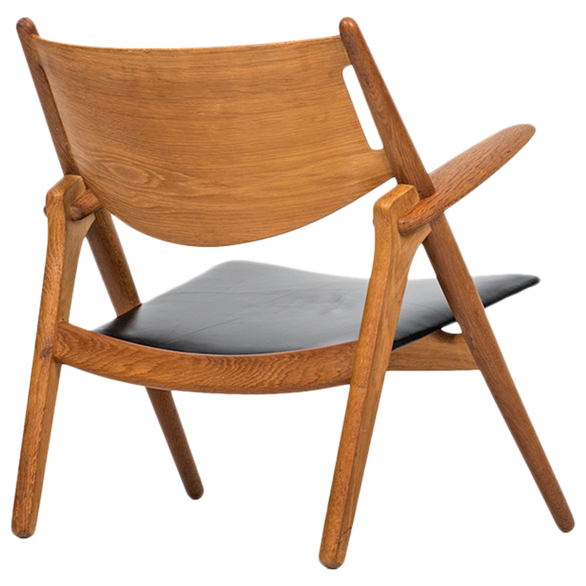 Hans Wegner Easy Chair, Model CH28, Produced by Carl Hansen and Søn in Denmark at 1stDibs