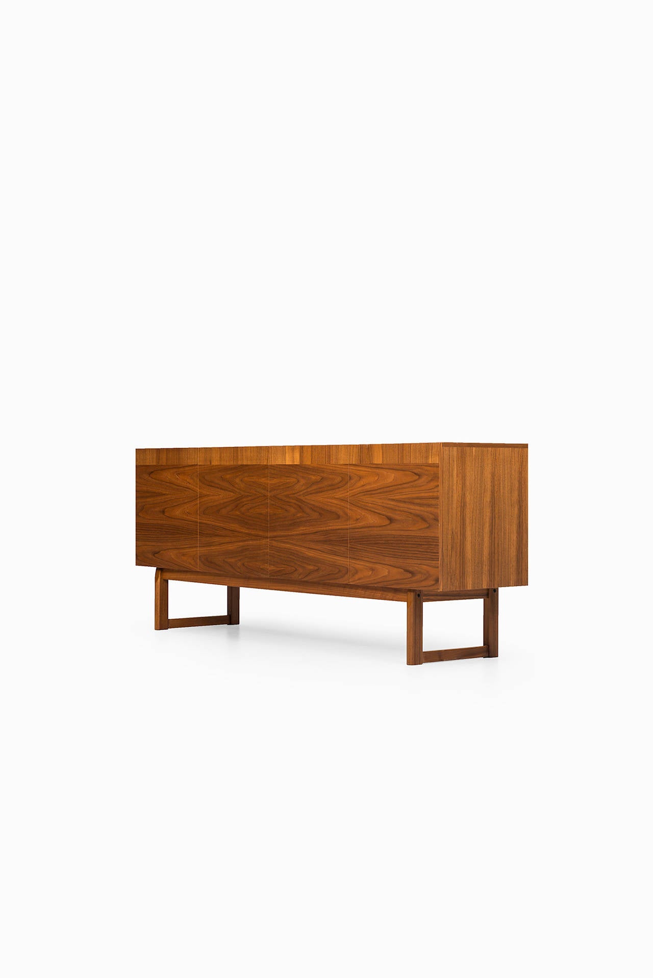 Walnut Ib Kofod-Larsen Sideboard by Seffle Möbelfabrik in Sweden