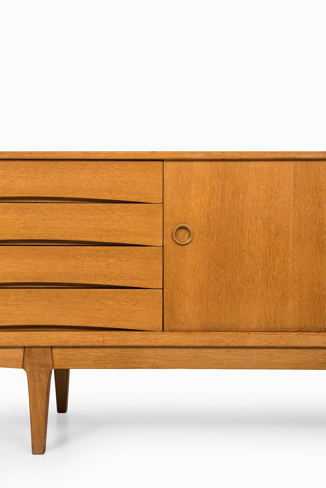 Oak sideboard model Ulvö designed by Erik Wørts. Produced by IKEA in Sweden