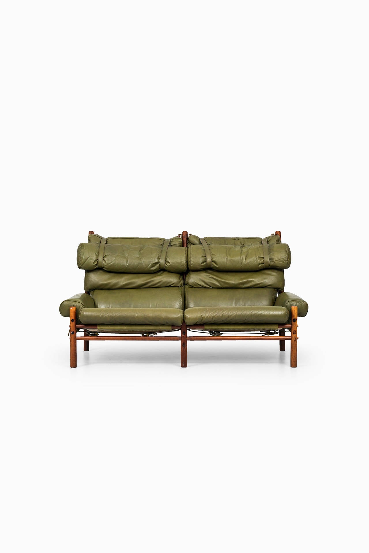 Two-seat sofa model Inca designed by Arne Norell. Produced by Arne Norell AB in Aneby, Sweden