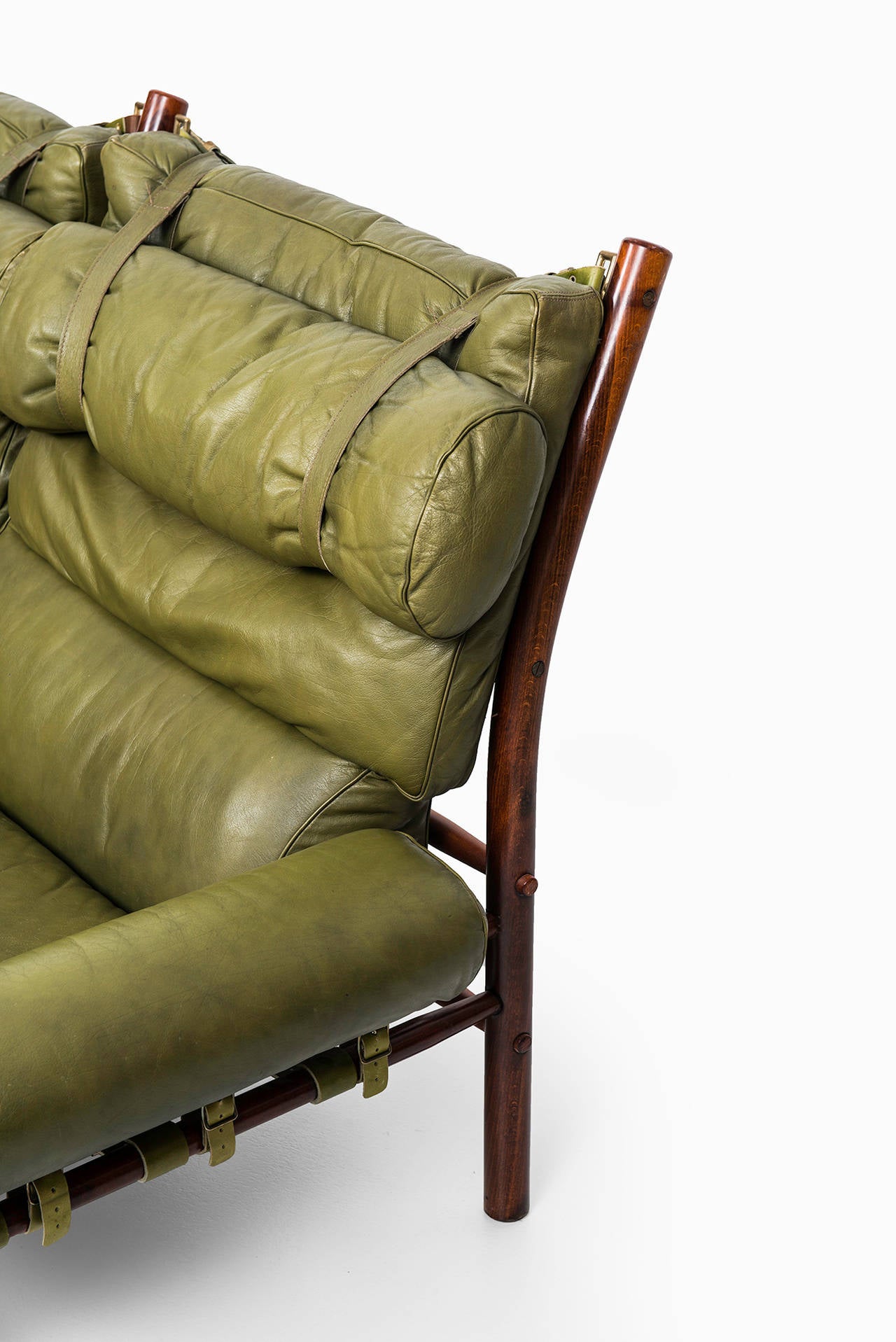 Mid-20th Century Arne Norell Sofa Model Inca Produced by Arne Norell AB in Aneby, Sweden