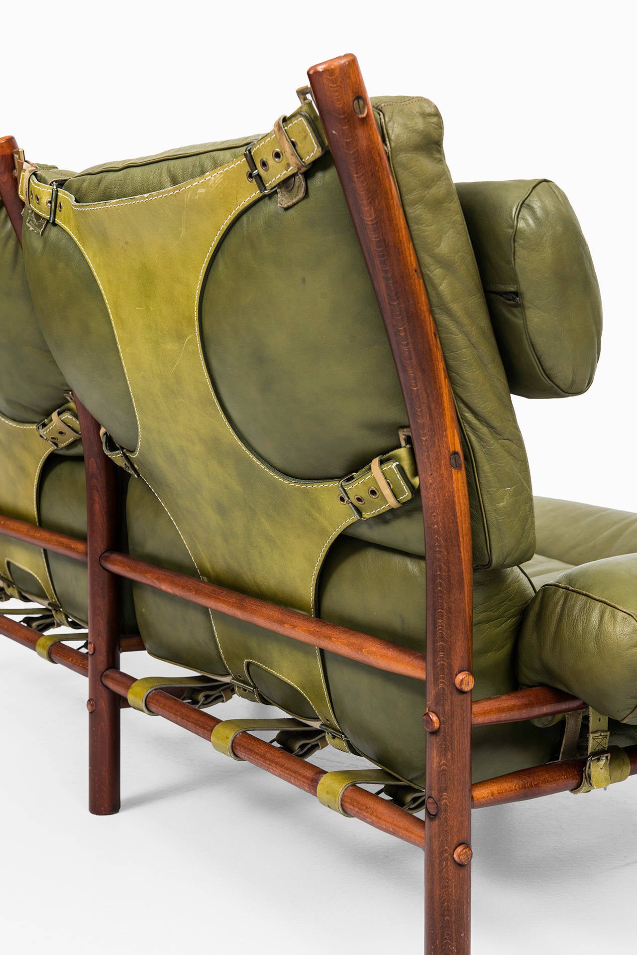 Beech Arne Norell Sofa Model Inca Produced by Arne Norell AB in Aneby, Sweden