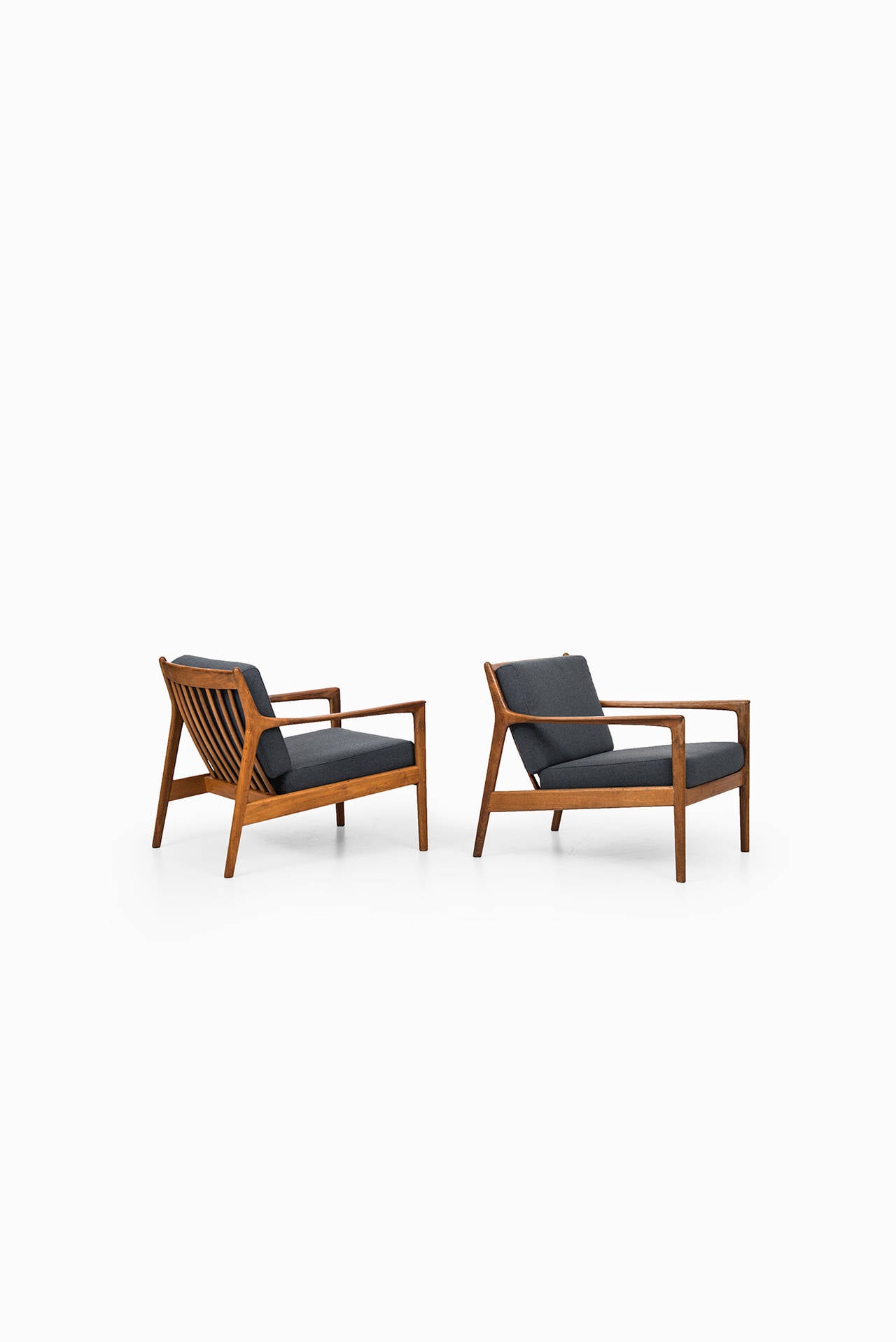 Folke Ohlsson Easy Chairs Model USA-75 Produced by Dux in Sweden 1