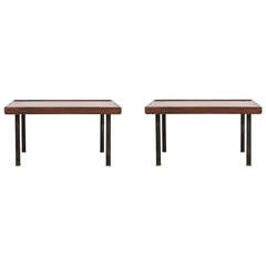 Melchiorre Bega Side Tables in Teak Produced by Klan in Italy