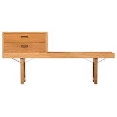Torbjørn Afdal Krobo Bench or Side Table with Drawer in Oak
