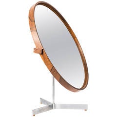 Uno & Östen Kristiansson Table Mirror by Luxus in Vittsjö, Sweden 3