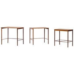 Grete Jalk Nesting Tables in Rosewood by P. Jeppesen in Denmark 2
