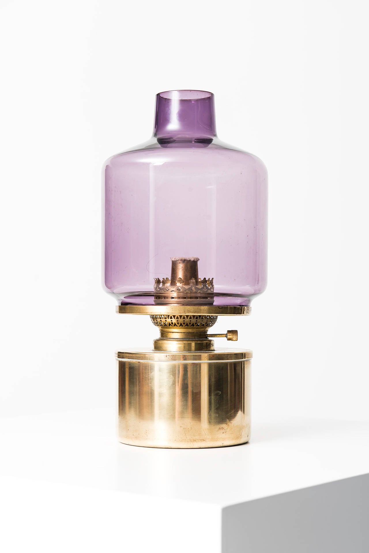 Rare kerosene / oil lamp model L-47 designed by Hans-Agne Jakobsson. Produced by Hans-Agne Jakobsson in Markaryd, Sweden.