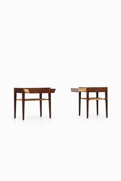 Severin Hansen Bedside Tables by Haslev Møbelsnedkeri in Denmark