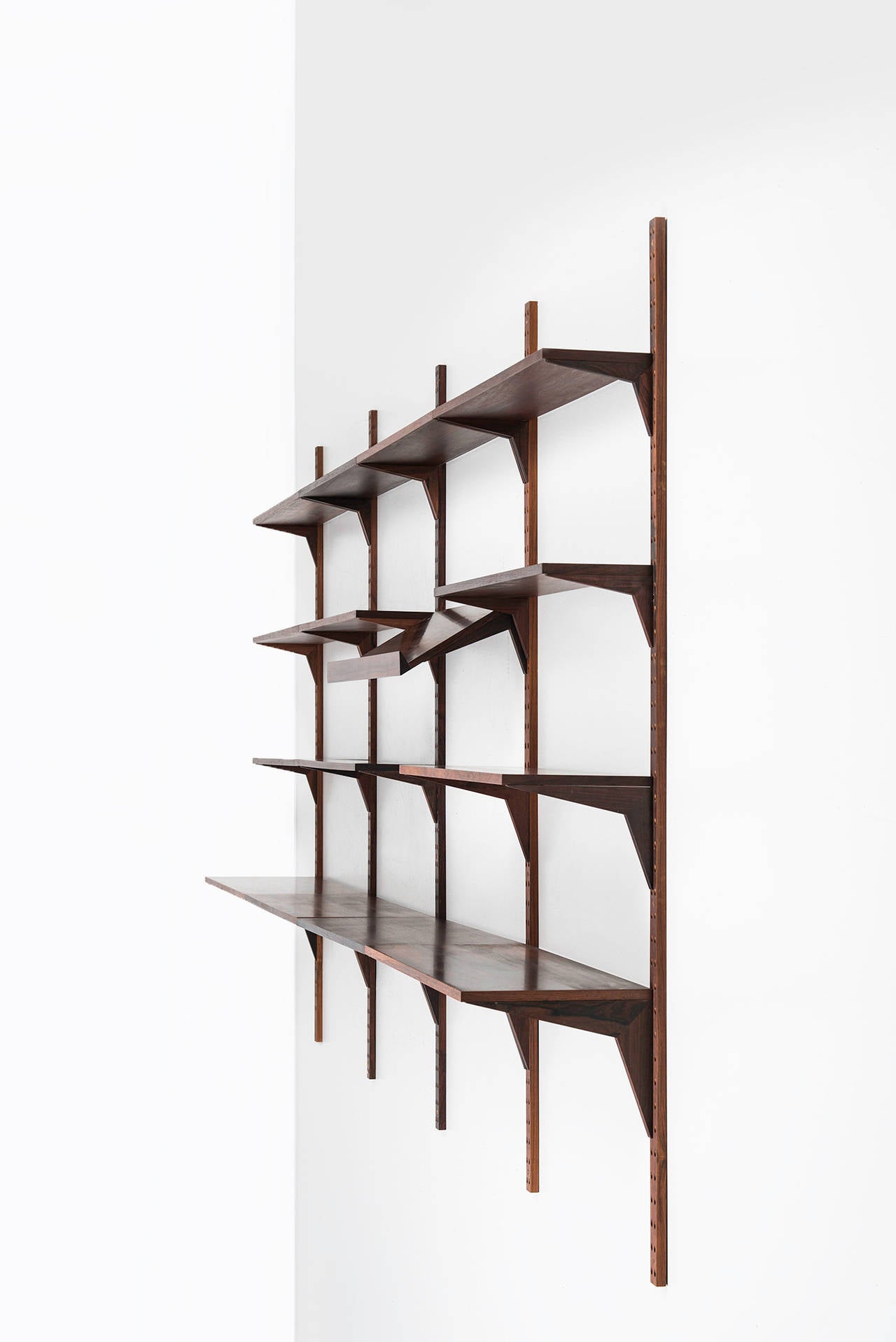 Rosewood Poul Cadovius Wall System/Bookcase Model Cado