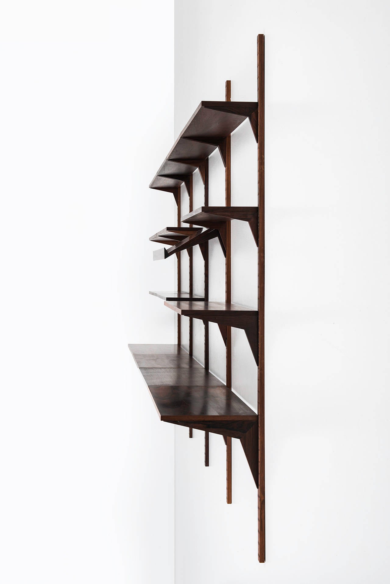‘Cado’ wall system/bookcase designed by Poul Cadovius. Produced in Denmark.