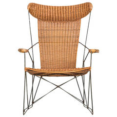 Easy Chair in the Manner of Arthur Umanoff, Probably Produced in USA