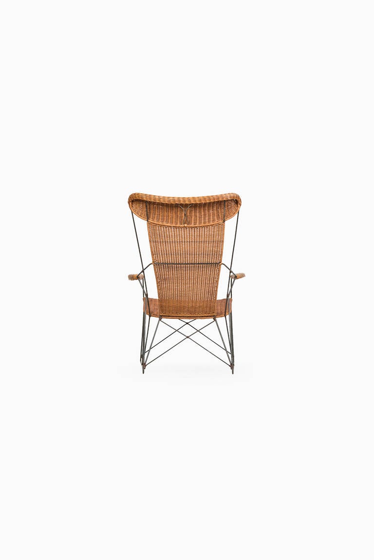 Mid-20th Century Easy Chair in the Manner of Arthur Umanoff, Probably Produced in USA