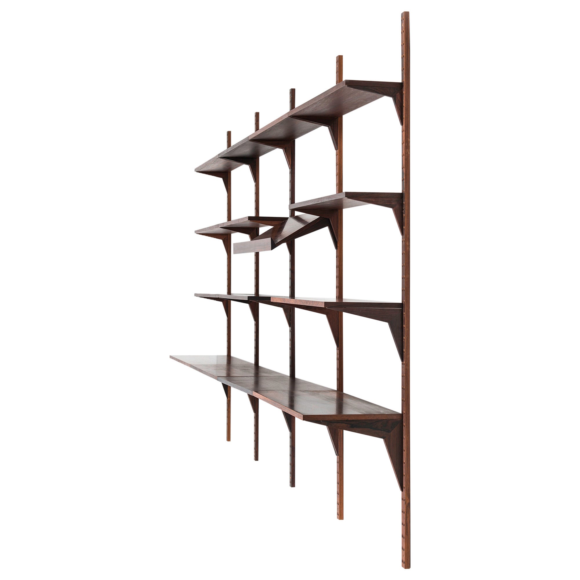 Poul Cadovius Wall System/Bookcase Model Cado