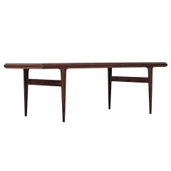 Rosewood Coffee Table in the Manner of Johannes Andersen