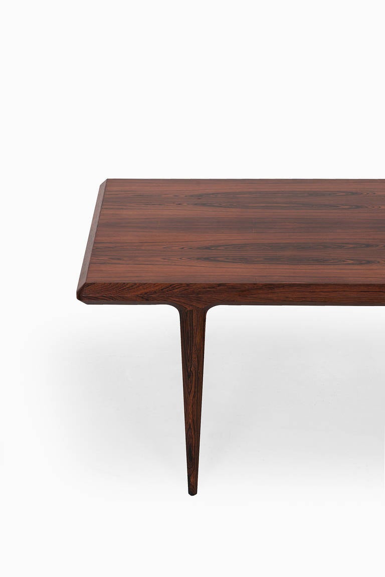 Danish Rosewood Coffee Table in the Manner of Johannes Andersen