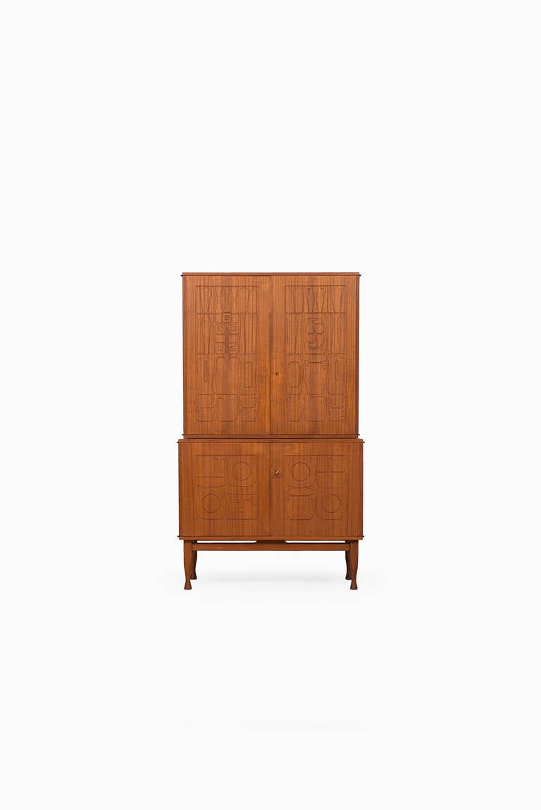 Swedish Yngve Ekström Cabinet Model Krus by Westbergs Möbler in Sweden