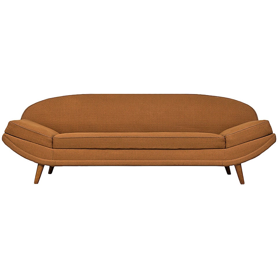 Folke Jansson Sofa or Daybed by SM Wincrantz in Sweden