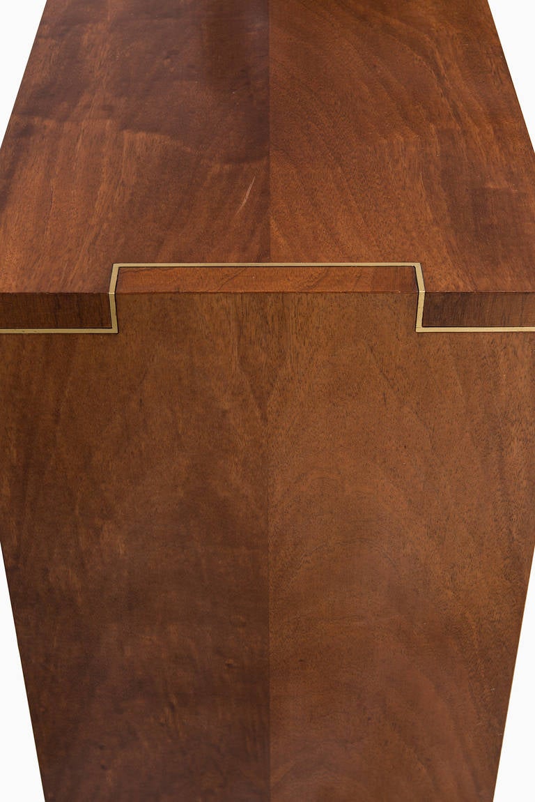 Mahogany sideboard with brass details 5