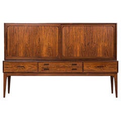 Poul Hundevad Sideboard in Rosewood by Poul Hundevad & Co
