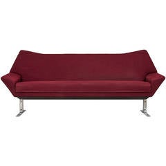 Mid-Century Sofa with Shaker Legs Probably Produced in Scandinavia