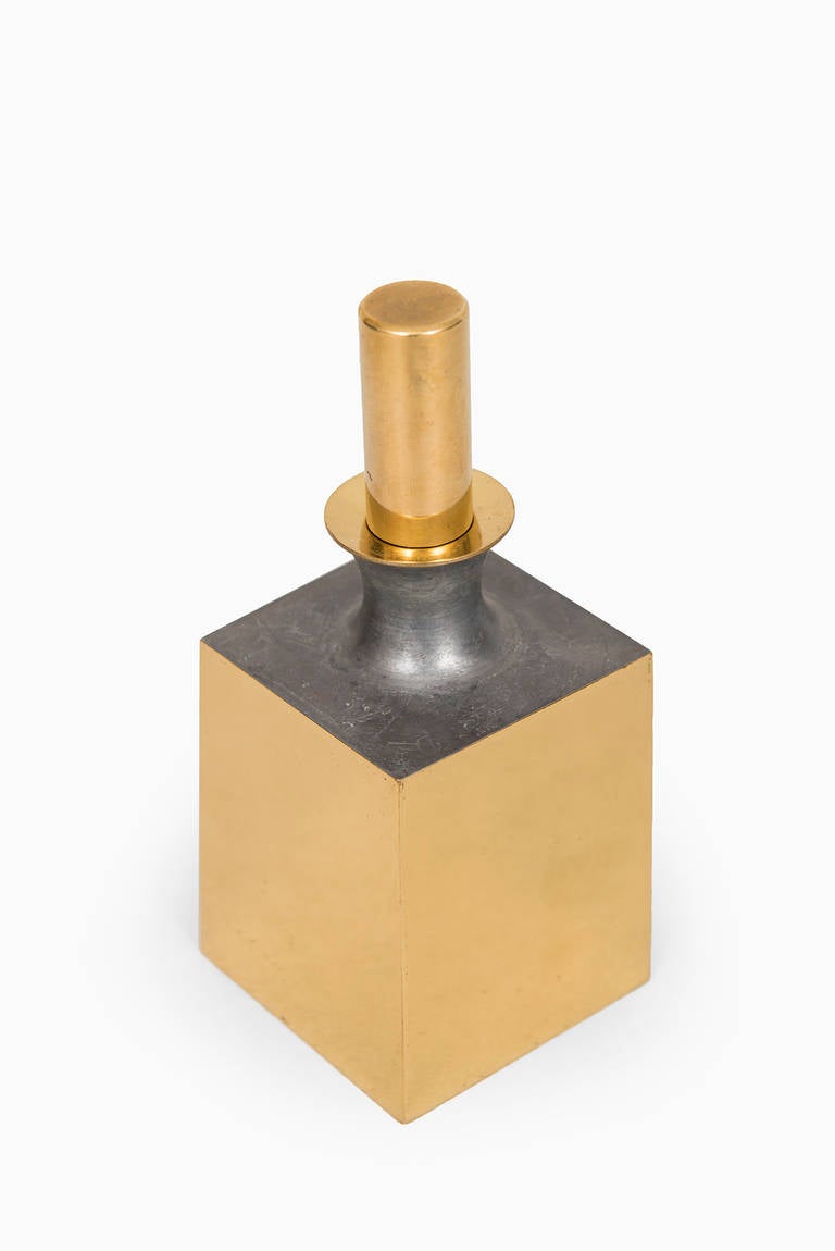 Pierre Forsell carafe in brass produced by Skultuna in Sweden at 1stDibs
