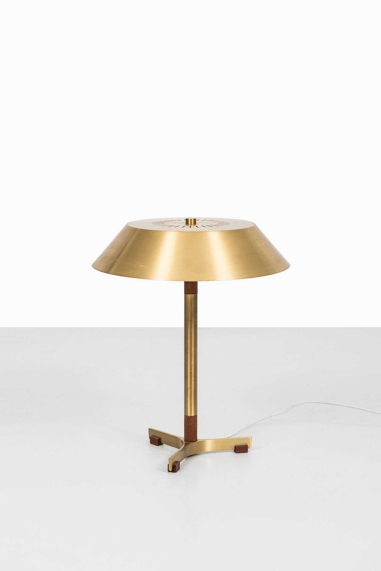 Danish Jo Hammerborg Table Lamps Model President by Fog & Mørup in Denmark