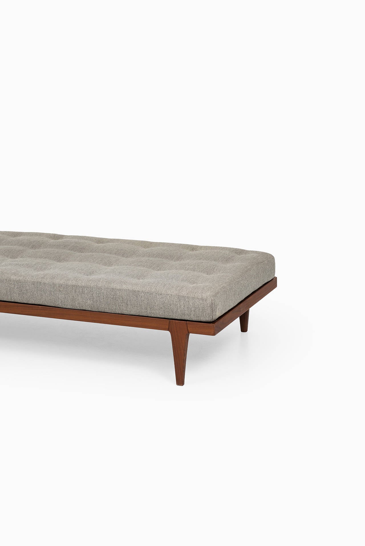 Teak Ib Kofod-Larsen sofa / daybed by Christensen & Larsen in Denmark