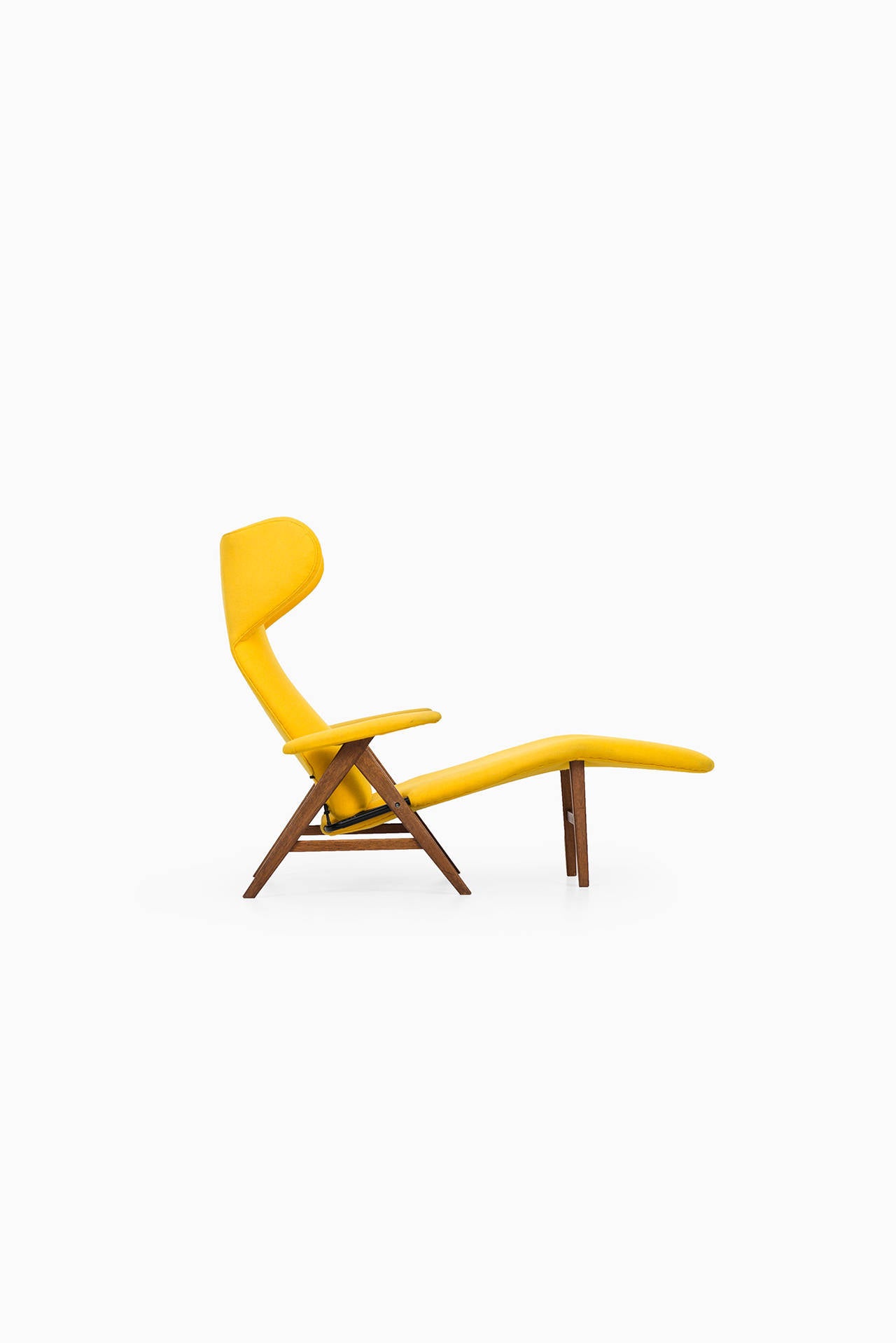 Mid-20th Century H.W Klein reclining chair by Bramin møbler in Denmark