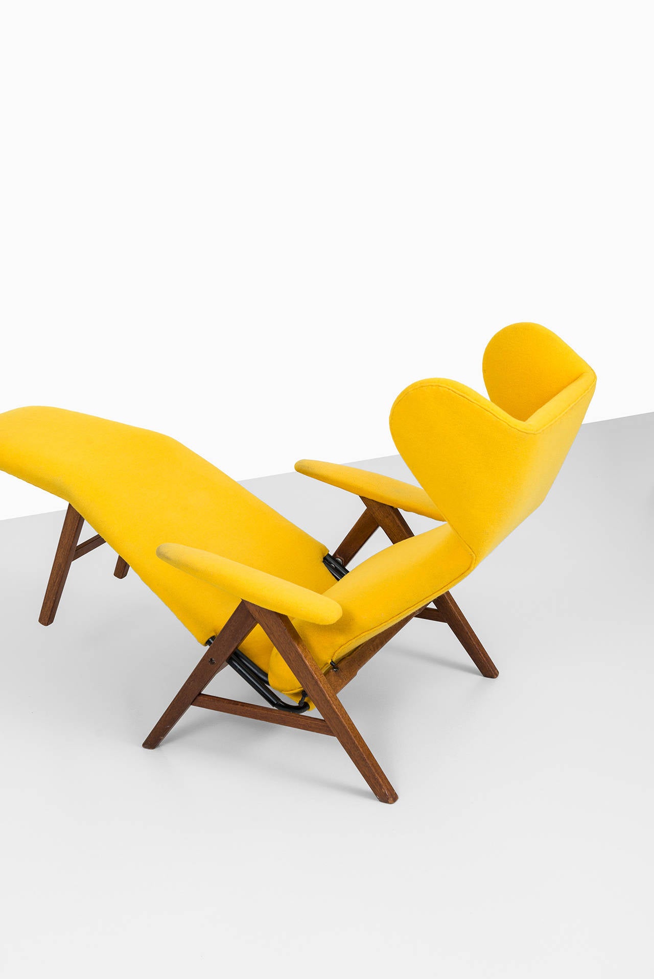 Danish H.W Klein reclining chair by Bramin møbler in Denmark