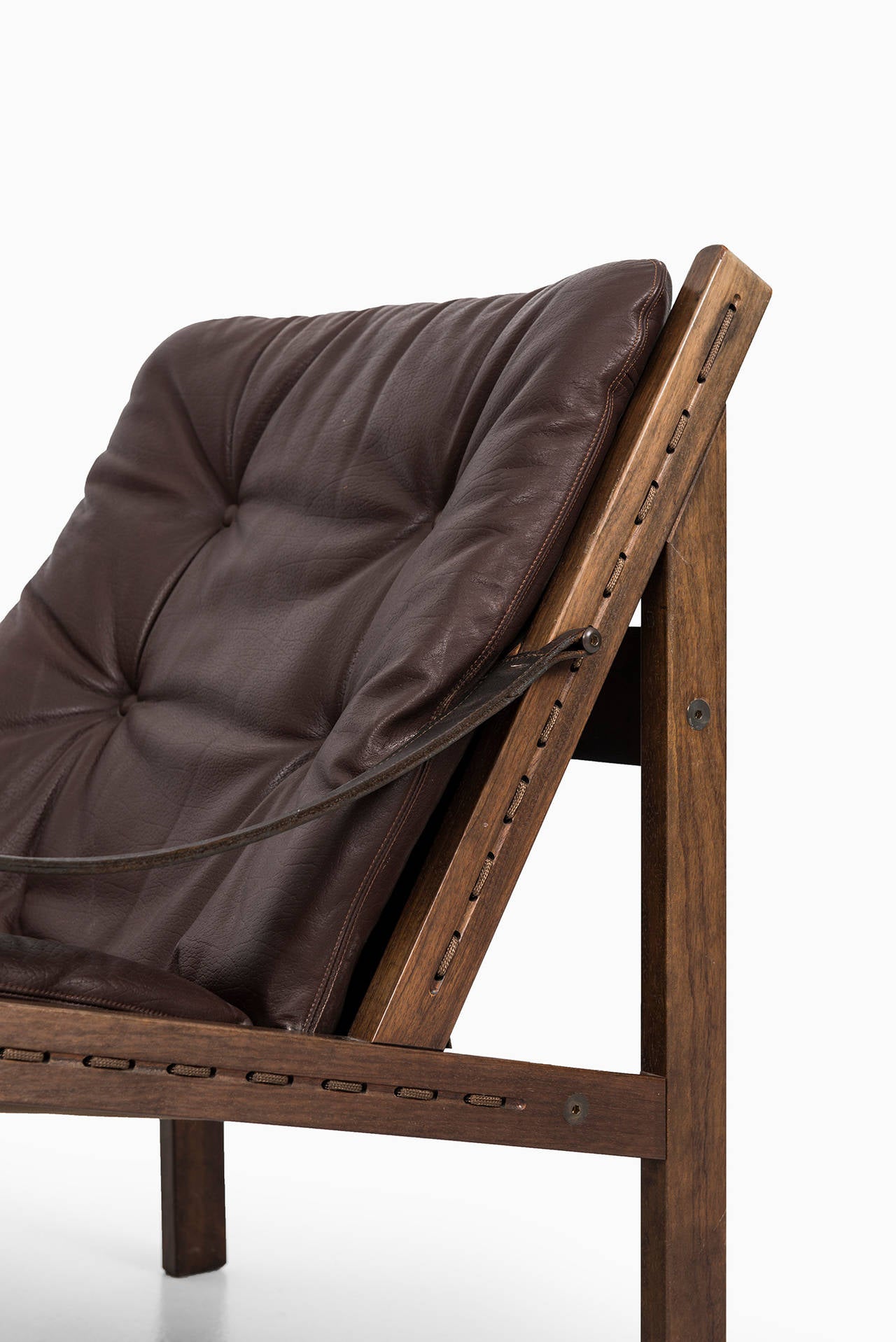 Hardwood Torbjørn Afdal Hunter easy chairs by Bruksbo in Norway