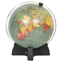 1930's terrestrial georama globe by Philip & Sons