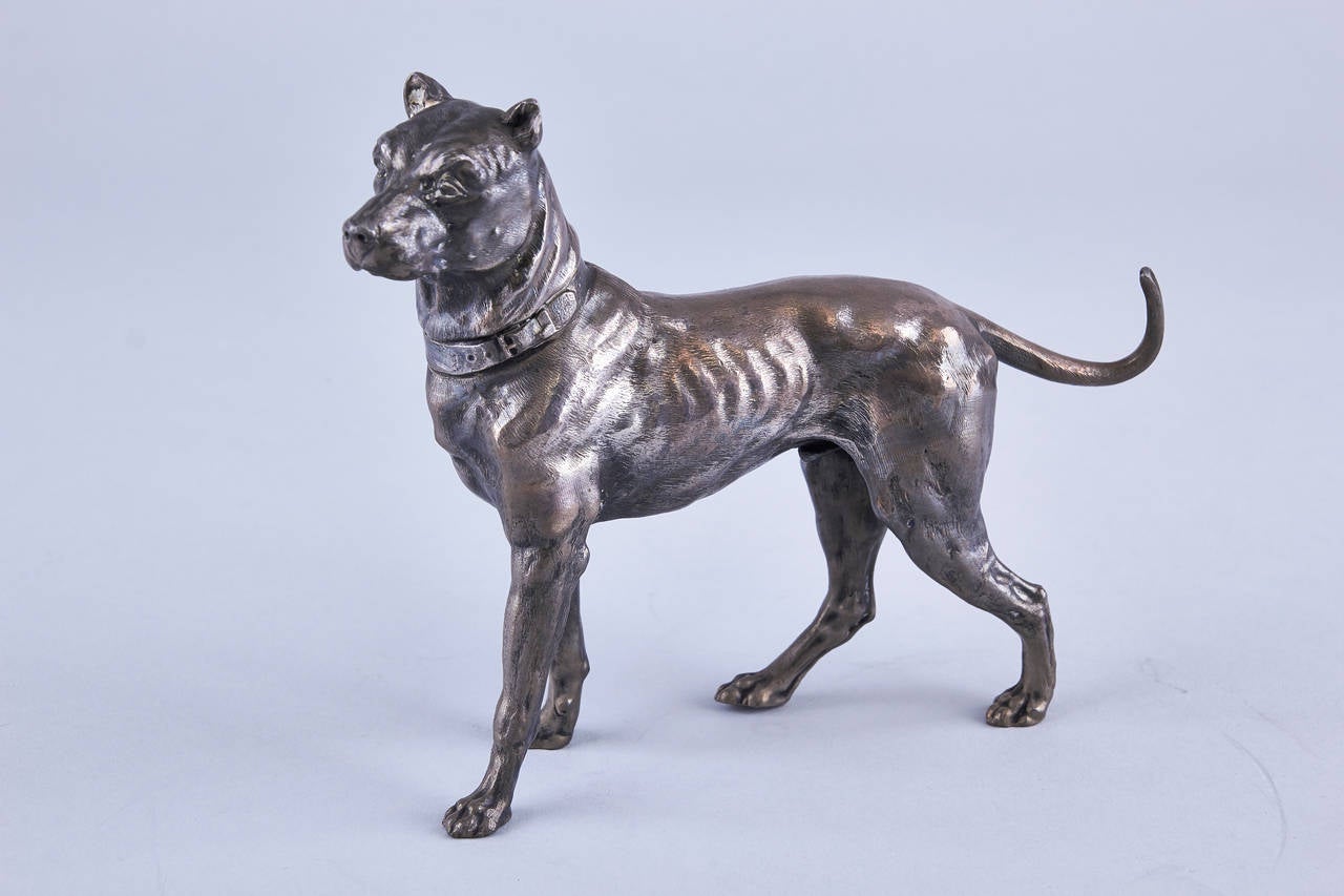 WMF Metal Figure of a Dog
