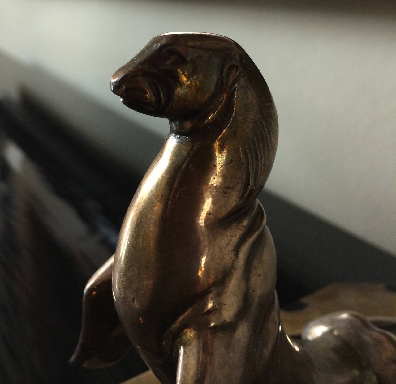 Pair of Art Deco Seal Bookends by Maurice Frecourt