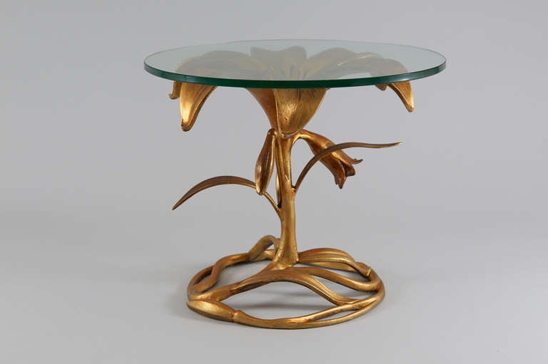 Mid-Century Modern Lily Sidetable by Arthur Court