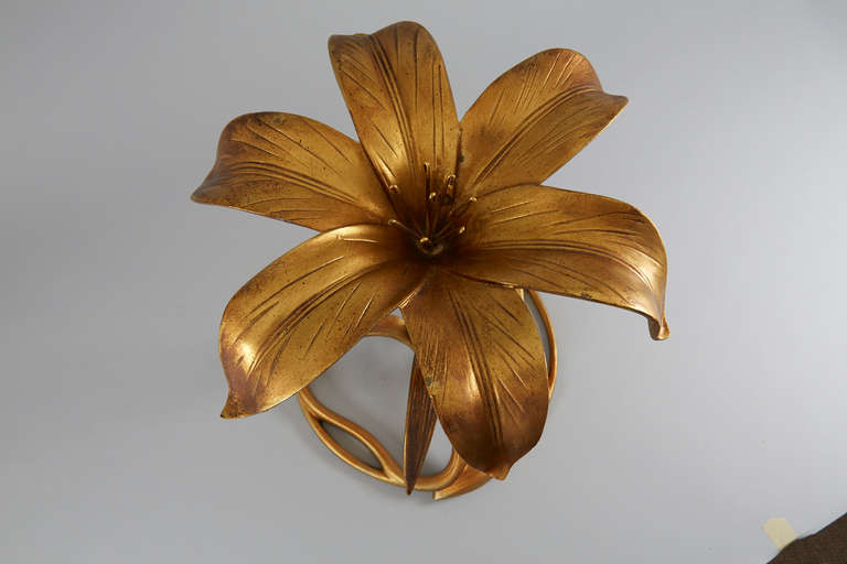 American Lily Sidetable by Arthur Court
