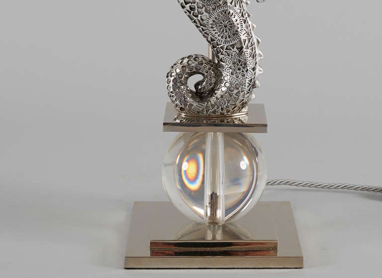 American Sea Horse Table Lamp For Sale