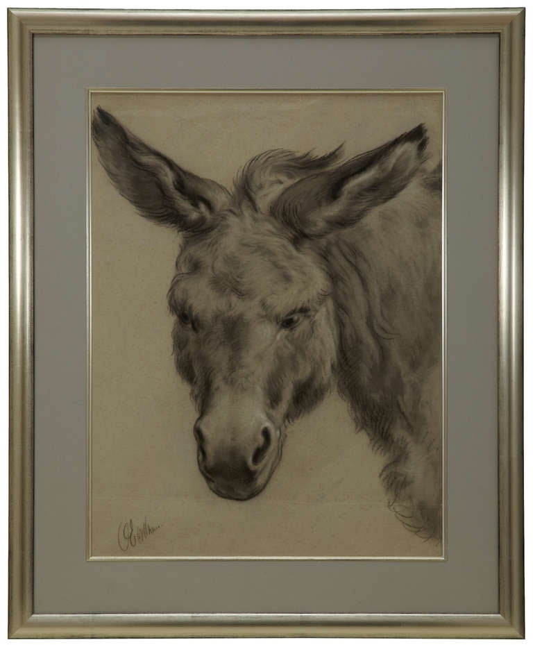 Drawing of a Donkey by Otto Eerelman