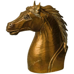 Art Deco Horse Head Sculpture